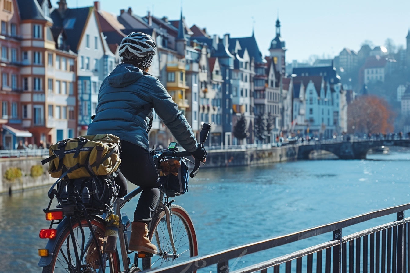 Vue panoramique des différents moyens de transport à Metz, illustrant une mobilité urbaine efficace