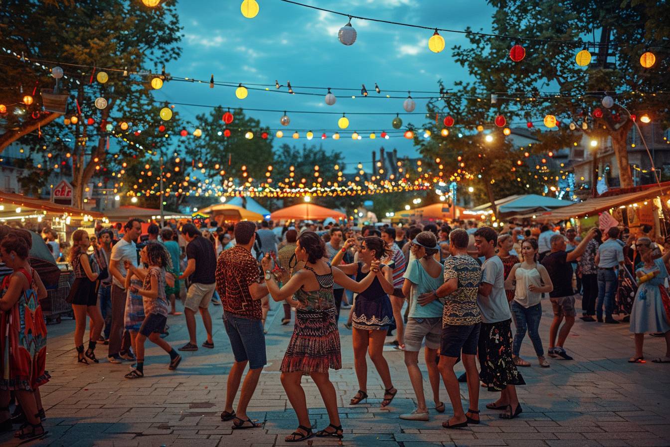 Vue animée des festivals de Metz, vibrant de fête et de joie, parfait pour rythmer votre déménagement.